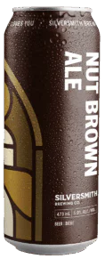Nut Brown Ale can with transparent background.
